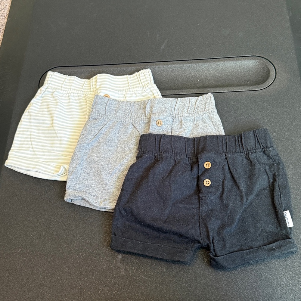 Gerber Baby Shorts - set of 3 pairs